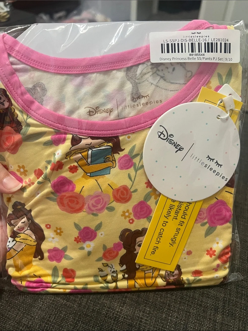 NWT NIB Little Sleepies Belle SS Pants PJ Set